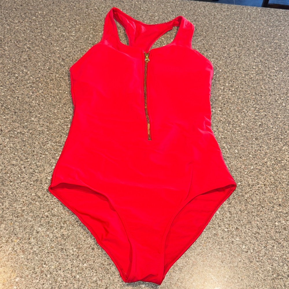 Rad swim zipper swimsuit